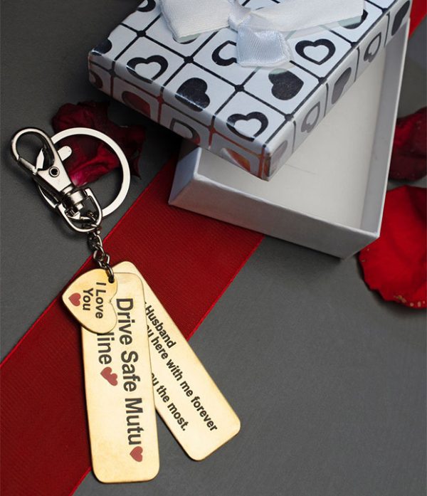 Customized Triple Plate Key chain